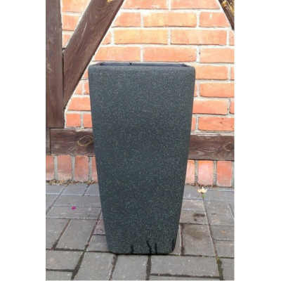 Donica kwadratowy wazon czarny