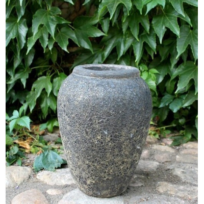 Donica Garden Old Vulcano wazon czarny