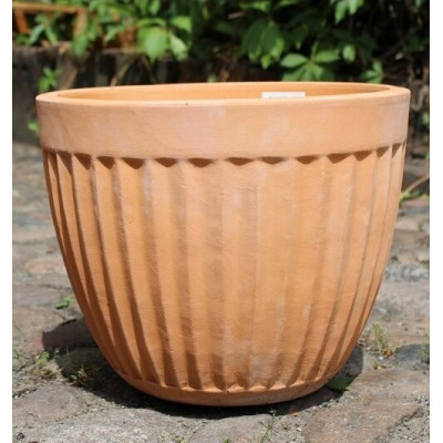 Donica terakota prążki