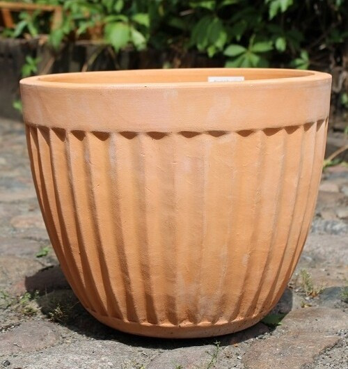Donica terakota prążki