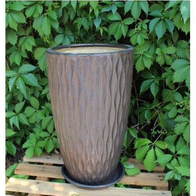 Wazon Vici Decor antyczny brąz