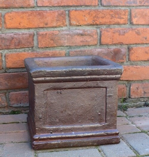 Donica kwadratowa Kos ciemny brąz