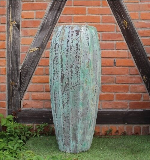 Wazon Ta Keo vulcano zielony