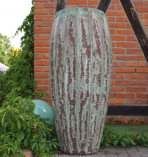 Wazon Ta Keo vulcano zielony