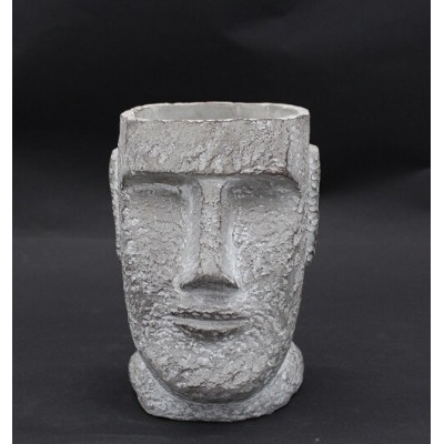 Doniczka głowa Moai XS