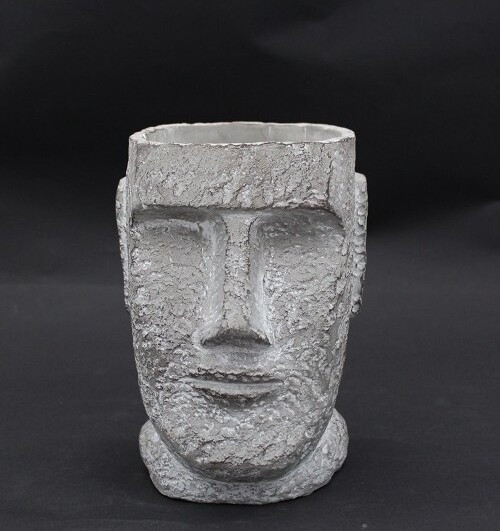 Doniczka głowa Moai XS