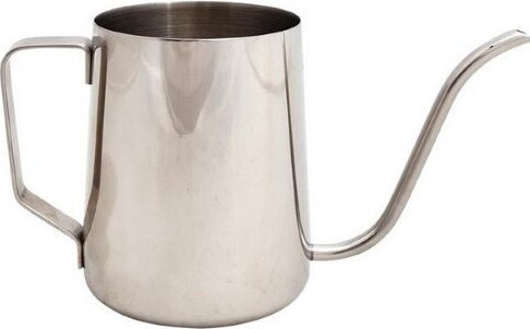 Konewka metalowa srebrna