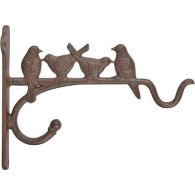 Żeliwo wieszak Ptaszki cztery