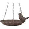 Poidełko metalowe wiszące z ptaszkiem
