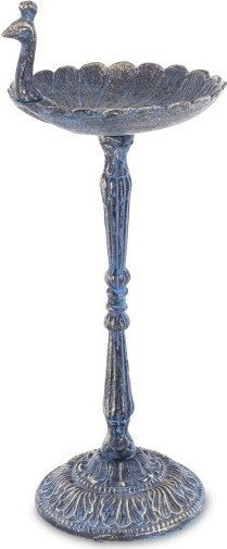 Poidełko metalowe Paw na nóżce