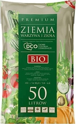 DCO ziemia BIO do warzyw 50l.