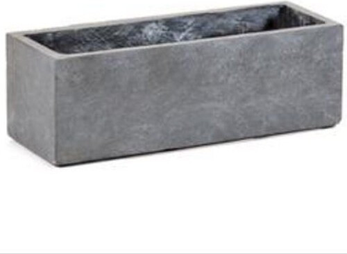 Betonowa skrzynka balkonowa szara