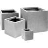 Betonowa donica kwadratowa szara