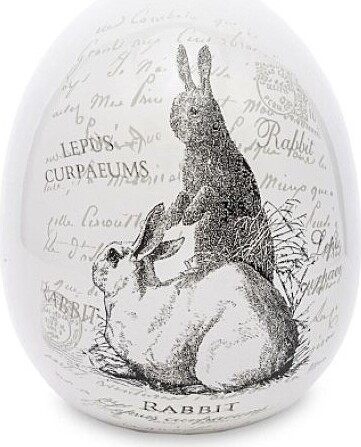 Jajko wielkanocne Zające retro