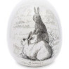 Jajko wielkanocne Zające retro