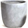 Betonowa donica okrągła szara