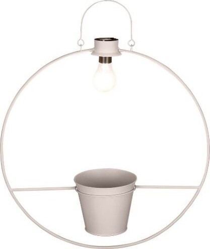 Lampa solarna Dimitri wisząca szara