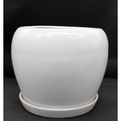 Donica Junya biała kulka