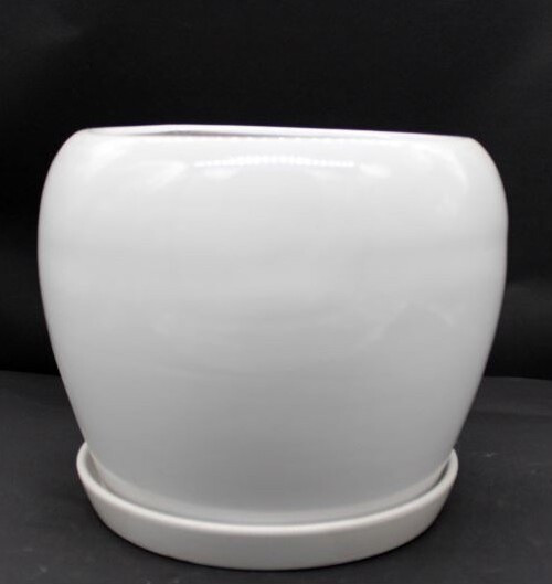 Donica Junya biała kulka