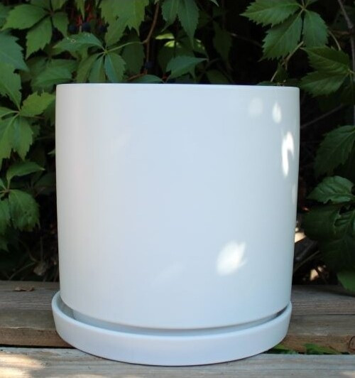 Donica Junya walec biały