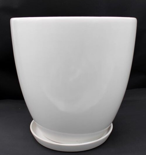 Donica Junia klasyczna biała mat