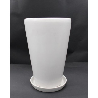 Donica Junia stożek biała mat