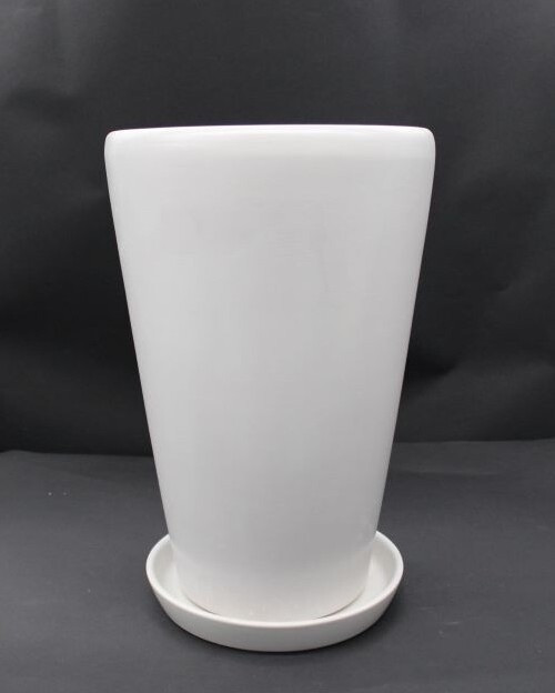 Donica Junia stożek biała mat