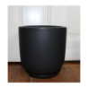 Donica Junia walcowata czarna mat