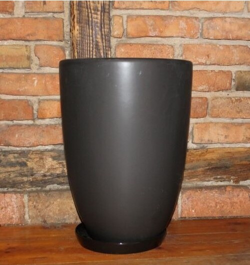 Donica Szalin wysoka czarny mat