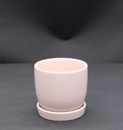 Doniczka Bao mini pudrowy róż mat