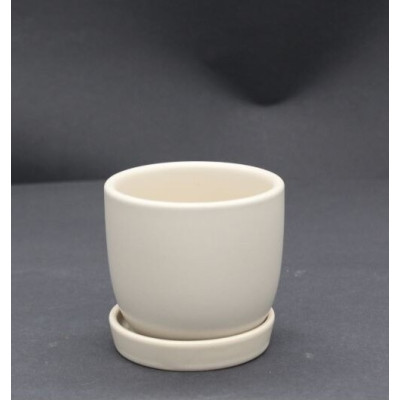 Doniczka Bao mini beż mat