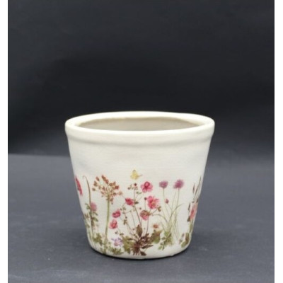 Doniczka Łąka biała