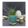 Doniczka Lars zieleń z turkusem