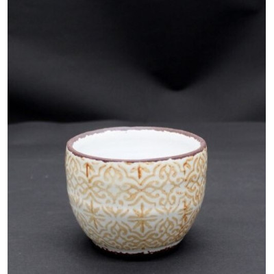 Doniczka Etno Złoty Wzór