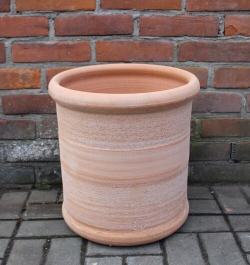 Donica terakota ITA Fascia walec natura