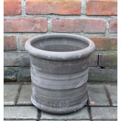 Donica terakota ITA Fascia walec basalt