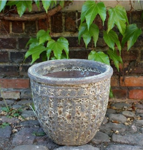 Donica Atlantic vulcano brązowa z rantem