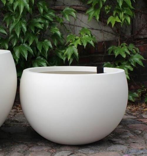 Donica Haloes kula biała