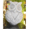 Figurka mała sówka z betonu