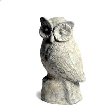 Figurka sowa puchacz z betonu