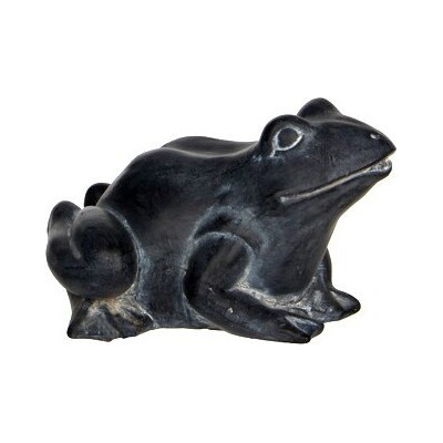 Figura żaba ciemnoszara