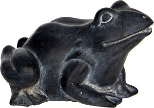 Figura żaba ciemnoszara