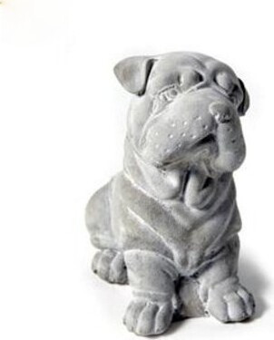 Figurka pies z betonu