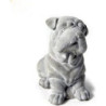 Figurka pies z betonu
