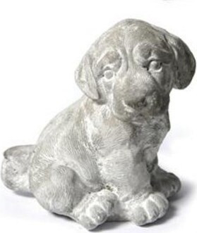 Figurka mały piesek z betonu