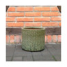Donica ceramiczna zielona walec