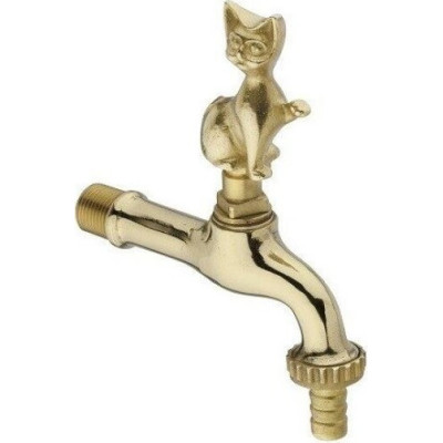 Kran ogrodowy mosiężny Kot