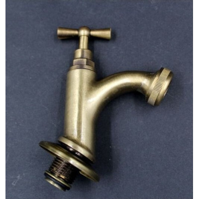 Kran ogrodowy mosiężny prosty