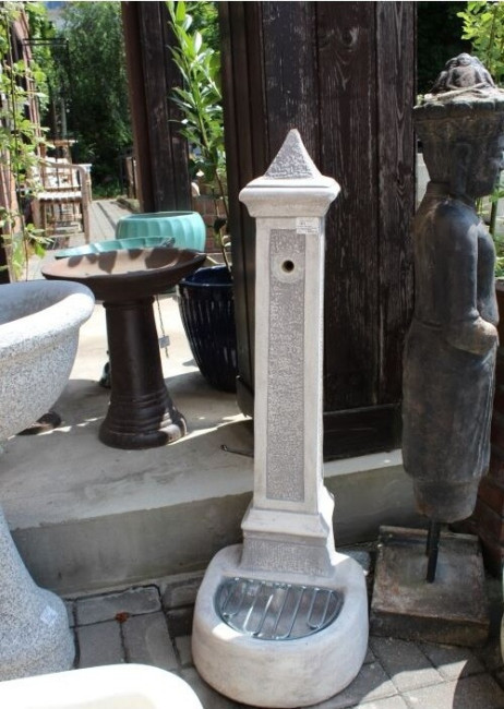 Umywalka ogrodowa wolnostojąca LETICIA szara