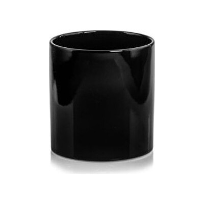 Doniczka osłonka walec czarny